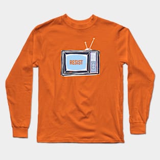 RESIST TELEVISION Long Sleeve T-Shirt